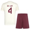 Børn - FC Bayern München De Ligt 4 Champions League Fodboldtrøje Tredje 2023-24
